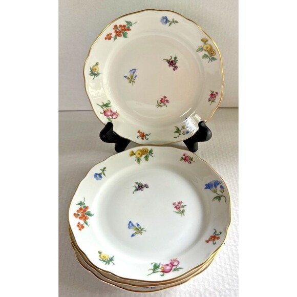 Set of 4 JHR Hutschenreuther Maria Theresia Bavaria 6" Dessert Bread Plates - Picture 1 of 5